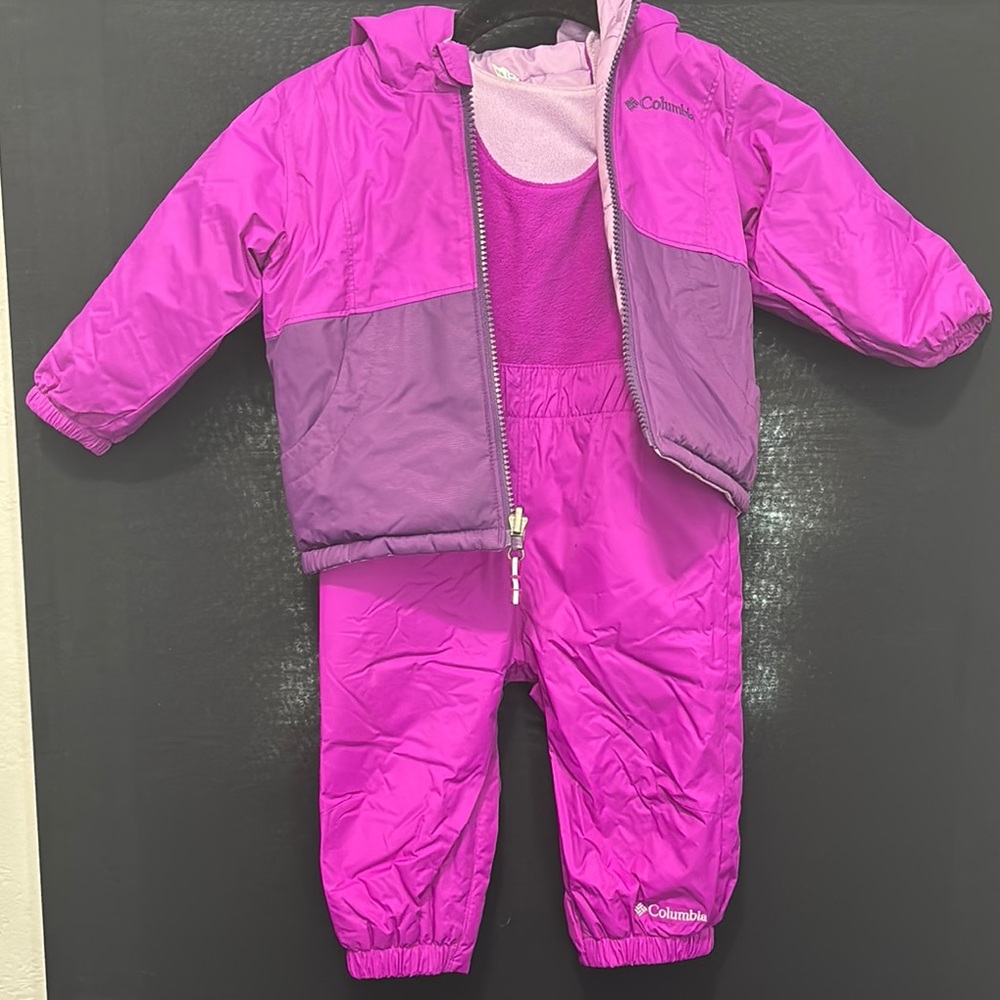 Columbia Kids Matching Set - Pink and Purple